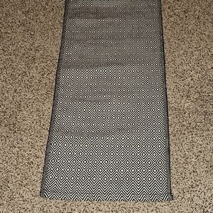IKEA Goddag Black and White Geometric Table Runner